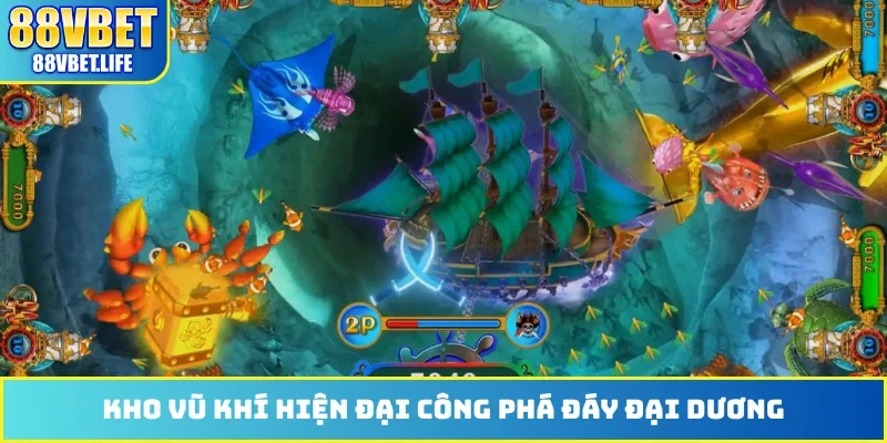 Kho vũ khí hiện đại công phá đáy đại dương